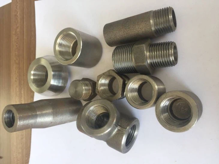 Alloy  601  Inconel  601  Forged Qhov (socket) vuam SW Threaded Yeeb Fittings Haum