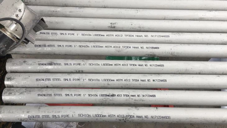 ASTM A 312 TP 304 Lub Hlau Hlau Yeeb