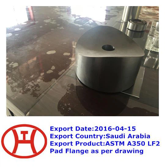 ASTM A350 LF2 Pad Flange Raws li Ib Daim Duab
