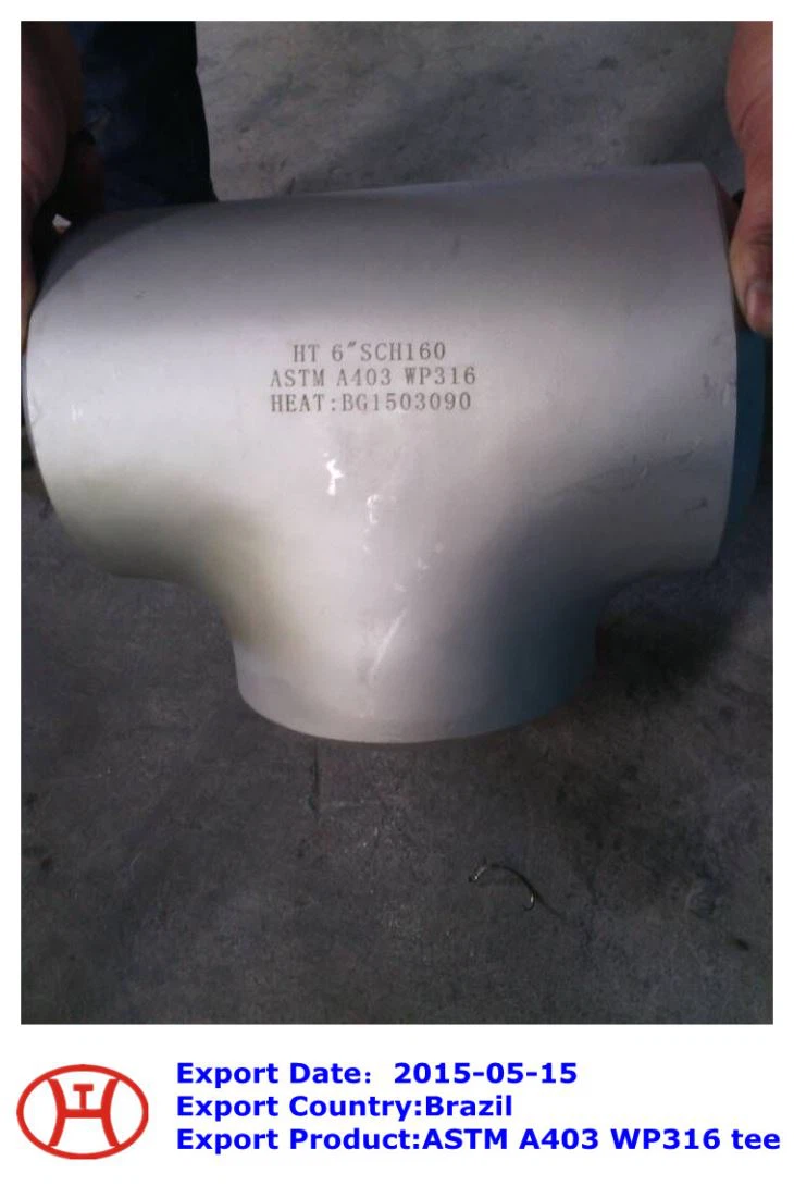 ASTM A 403  WP 316  Tee
