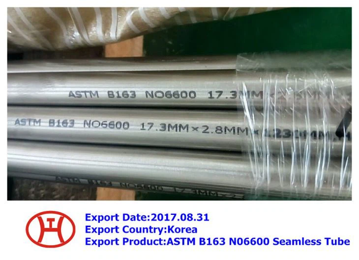ASTM B163 N06600 Seamless Tube