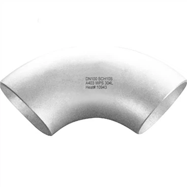 90 Degree 306 316 Stainless Hlau Luj Tshib 4inch Sch40 Ntev Radius Luj Tshib
