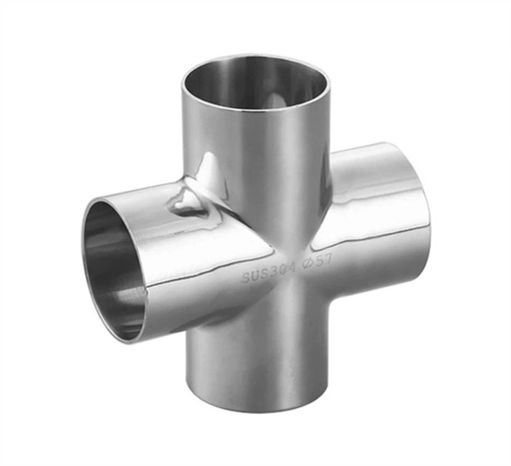 Ss304 Ss316 Ss321 Ss347 Pipe Fitting 4 Way Tees Forging Cross